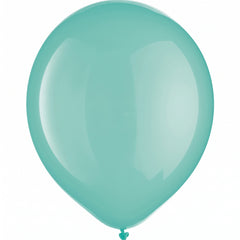 Robin Egg Blue Latex Balloons, 12-Inch, 15-Pack