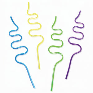 Silly Fun Swirl Straws - Mega Value Pack