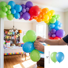 Assorted Mini Latex Balloons - 5 In. | 50 Pack