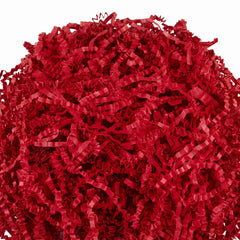 Vibrant Red Crinkle Shred Paper for Gift Wrapping