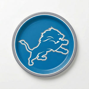 Detroit Lions 7" Round Paper Plates - NFL Party Supplies