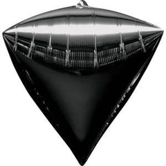 Black Diamond Foil Balloon - Metallic Finish