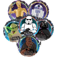 Star Wars Galaxy Foil Balloon Bouquet - 5 Piece Set