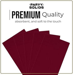 Burgundy Guest Towel Napkins