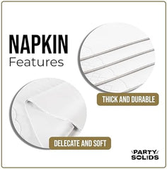 White Guest Towel Napkins