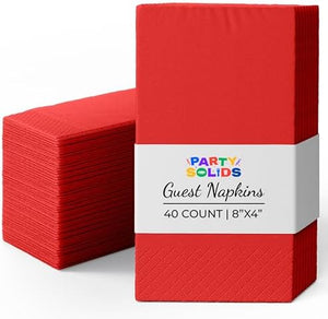 Red Guest Towel Napkins - 1920 Ct.