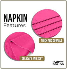 Cerise Guest Towel Napkins