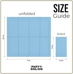 Light Blue Guest Towel Napkins