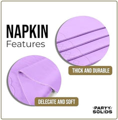 Lavender Guest Towel Napkins