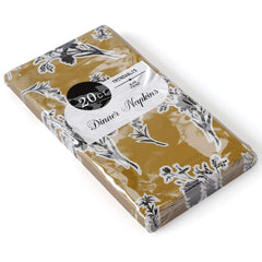 B&W Print Luncheon Napkins | 720 Count