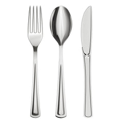 Silver Cutlery Caddy Combo - Floral