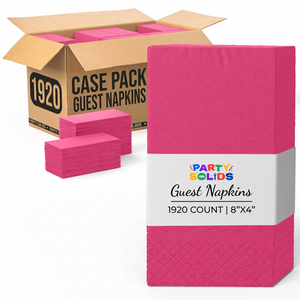Cerise Guest Towel Napkins | 1920 Count Case