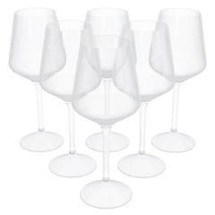 16 Oz. Clear Stemmed Wine Glasses | 48 Count