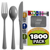 Silver Cutlery Combo Set | 600 Forks 600 Spoons And 600 Knives