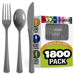 Silver Cutlery Combo Set | 600 Forks 600 Spoons And 600 Knives