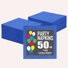 Unleashed - Dark Blue Luncheon Napkins - 50 Ct.