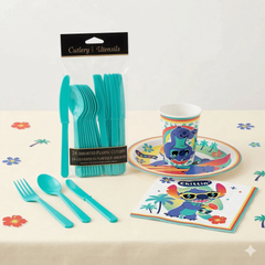 153 Pcs Lilo & Stitch Party Kit | For 20 Guests