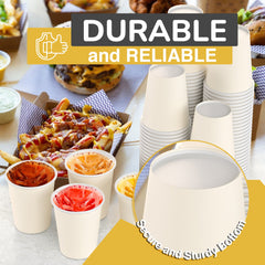 12 Oz. Ivory Paper Cups | 20 Count