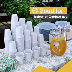 12 Oz. White Paper Cups | 20 Count