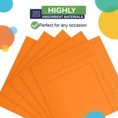 Unleashed - Orange Luncheon Napkins - 50 Ct.