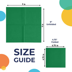Emerald Green Luncheon Napkins | 1800 Count