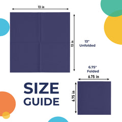 Navy Luncheon Napkins | Case of 3600