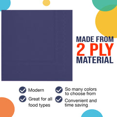 Navy Luncheon Napkins | Case of 3600
