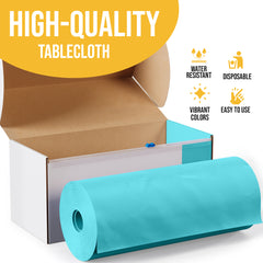 54 in. x 100 Ft. Cut To Size Table Roll | Light Blue