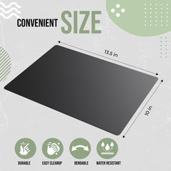 10 In. X 13.5 In. Black Disposable Cutting Boards | 15 Count