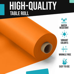 Unleashed - 40 In. x 100 Ft. Orange Table Roll