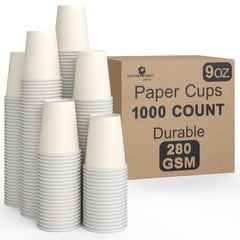 9 Oz. Ivory Paper Cups | Case of 1000