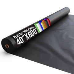 40 In. X 600 Ft. Premium Black Table Roll