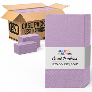 Lavender Guest Towel Napkins | 1920 Count Case