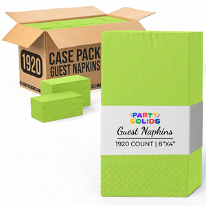 Lime Green Guest Towel Napkins | 1920 Count Case