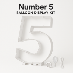 Number 5 Balloon Display Kit