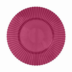 Mahogany Gemstone 11 In. Plastic Plates | 10 Count