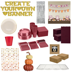 Thanksgiving -Friendsgiving Party Kit 10 guests