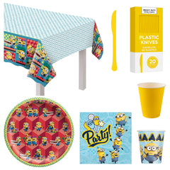 Minions Birthday Party Base Kit - For 8 Guests