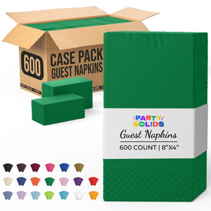 Emerald Green Guest Towel Napkins | 600 Count