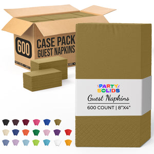 Gold Guest Towel Napkins | 600 Count