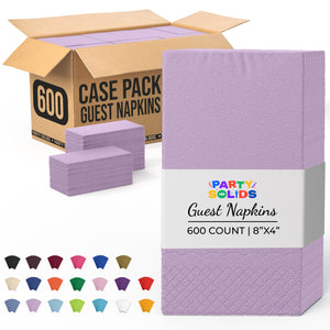 Lavender Guest Towel Napkins | 600 Count