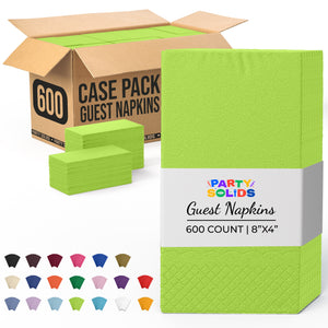 Lime Green Guest Towel Napkins | 600 Count
