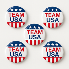 Team USA Party Button Pack - Set of 5