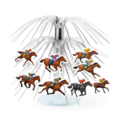 5x7in Cascading Horse Race Centerpiece for Derby Day