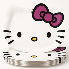 Hello Kitty 8" Party Plates - Set of 8