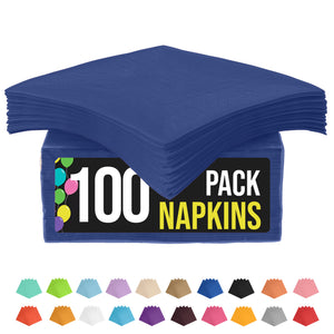 Dark Purple Luncheon Napkins - 6.75 in. | 100 Count