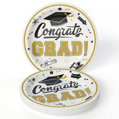 White/Gold Graduation Combo Pack | Service For 8