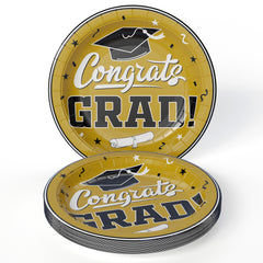 Gold/White Graduation Combo Pack | Service For 8