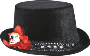 Men's Day of the Dead Top Hat