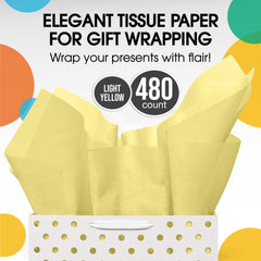 Ivory Tissue Paper 15 in. x 20 in. | 480 Sheets